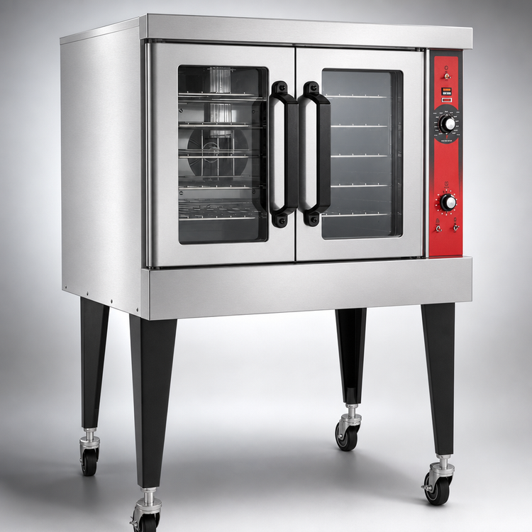 Product image #4 for Vulcan VC4ED-QS-PLATINUM Quick Ship Full-Size Single Deck Electric Convection Oven, Standard Depth, 12.5 kW