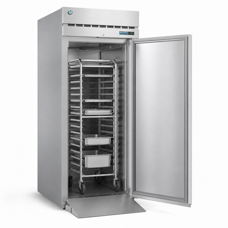 Product image #5 for Hoshizaki Steelheart Roll-Thru One-Section Reach-In Refrigerator, 38.13 Cu. Ft., Solid Right-Hinged Doors