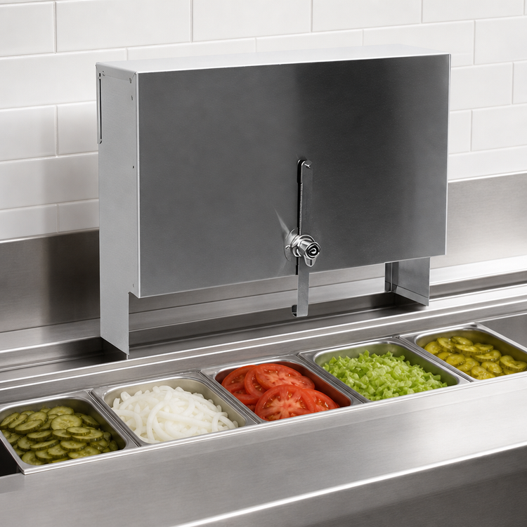Product image #4 for CHOICE Single 27-Inch Stainless Steel Speed Rail Locking Cover