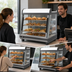 Thumbnail image #4 for Omcan Elite Series Countertop Heated Display Case, Full/Self-Service, 25-3/4-Inch Wide