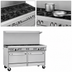 Thumbnail image #4 for Southbend Ultimate 60-Inch Commercial Gas Restaurant Range with 10 Star/Sauté Burners, 2 Cabinets, and Hi-Shelf Backriser