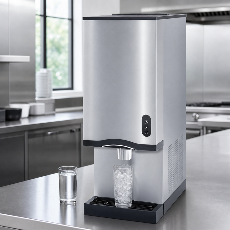 Product image #4 for Manitowoc Countertop Nugget Ice Maker and Water Dispenser, Air-Cooled, 315 lb/Day, 20 lb Bin