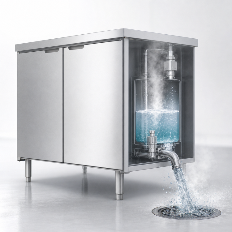 Product image #4 for Crown CE-36 Electric Steam Generator with 24-inch Cabinet Base, 36 kW
