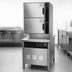 Thumbnail image #4 for Groen HyPlus 2-Compartment 6-Pan Direct Steam Pressureless Steamer with 24-Inch Cabinet Base