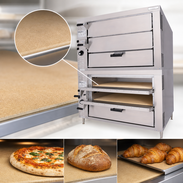 Product image #4 for Bakers Pride HearthBake Series GP62 Countertop Gas Pizza/Bake Oven, 4 Baking Chambers, 90,000 BTU