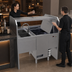 Thumbnail image #4 for Glastender Disassembly Style Pass-Thru Cocktail Station with Glasswasher, 42 Inch Wide, Rightward Workflow