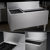 Thumbnail image #4 for Glastender 36-Inch Stainless Steel Underbar Combo Ice Bin/Cocktail Unit with Left Bottle Well
