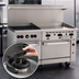 Thumbnail image #4 for Wolf Challenger XL 60-Inch Gas Restaurant Range with 4 Open Burners, 36-Inch Griddle, and 2 Standard Ovens
