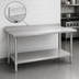 Thumbnail image #4 for Spec-Master Marine Series Stainless Steel Work Table with 4-1/2