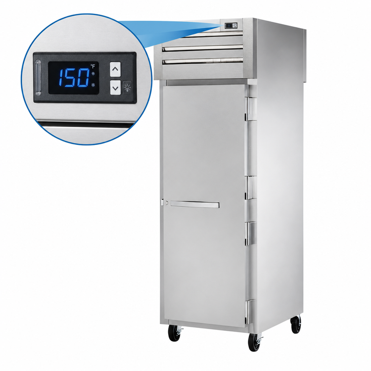 Product image #4 for True SPEC SERIES Pass-Thru 1-Section Heated Holding Cabinet with Solid Front and Rear Swing Doors