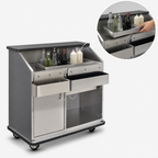 Thumbnail image #5 for FWE / Food Warming Equipment Co., Inc. CB-4 47.5-Inch Conventional Single-Station Portable Bar with 60 lb Ice Bin and Underbar Server