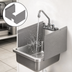 Thumbnail image #4 for Stainless Steel Splash-Mount Apron for PBHS 14 x 10 Wall-Mount Hand Sink