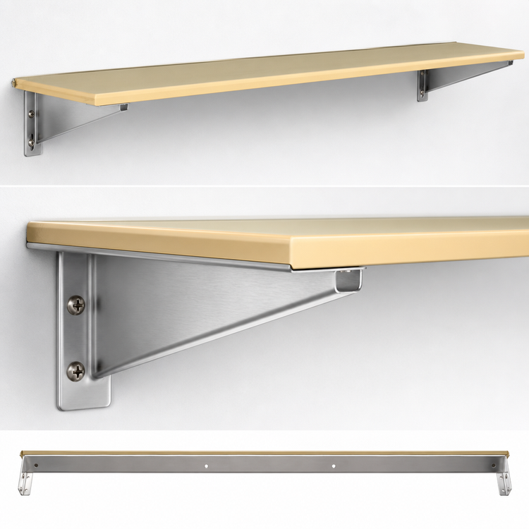 Product image #4 for Richlite Heat-Resistant Cutting Board with Stainless Steel Brackets, 79 x 8 x 1/2 Inch