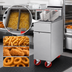 Thumbnail image #4 for American Range AF-50HE High Efficiency Floor Model Gas Fryer, 50 lb. Capacity