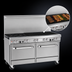 Thumbnail image #4 for Southbend Ultimate 60-Inch Gas Restaurant Range with 4 Open Burners, 36-Inch Charbroiler, Convection Oven, and Cabinet Base