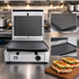 Thumbnail image #4 for Eurodib Single Countertop Panini Grill with Flat Top & Bottom Seasoned Cast Iron Plates, 110V