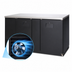 Thumbnail image #4 for Everest Refrigeration EBB69 Two-Section Back Bar Refrigerator, 68-Inch, 24 Cu. Ft., Self-Contained Side-Mounted, Solid Locking Doors