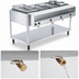 Thumbnail image #4 for Vollrath ServeWell® 4-Well Sealed-Well Electric Hot Food Table with Open Shelf Base