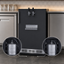 Thumbnail image #5 for Summit Appliance 24-Inch Built-In Front Tap Beer Kegerator with Dual Tap and 5.3 Cu. Ft. Capacity
