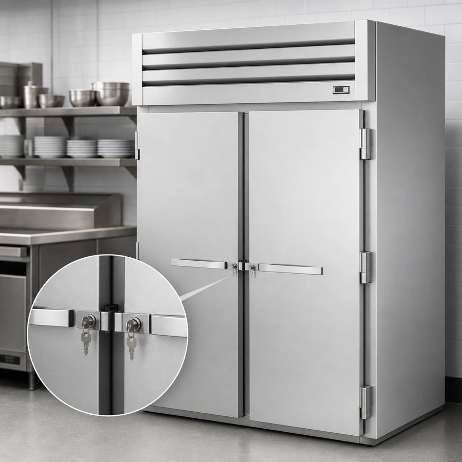Locking Stainless Steel Doors