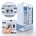 Thumbnail image #4 for Beverage Air Marketeer Two-Section Reach-In Glass Door Refrigerated Merchandiser, 39-1/2-Inch, White