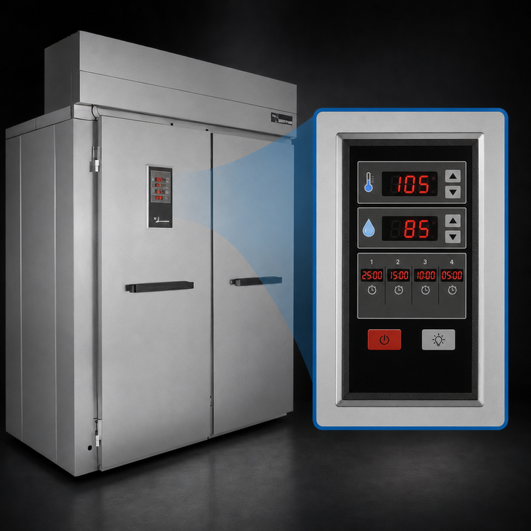 Product image #4 for Baxter PW2S Double Wide Roll-In Proofer Cabinet, 100.5-Inch Deep, 2-Section, Electric, Stainless Steel, Floor Model
