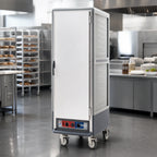 Thumbnail image #4 for Metro C5 Insulation Armour C539-MFS-4-GY Full-Height Mobile Heated Holding & Proofing Cabinet, 18 Sheet Pan Capacity, 120V