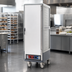 Thumbnail image #4 for Metro C5 3 Series Full-Height Mobile Moisture Heated Holding & Proofing Cabinet with Solid Door and Fixed Wire Slides, Gray