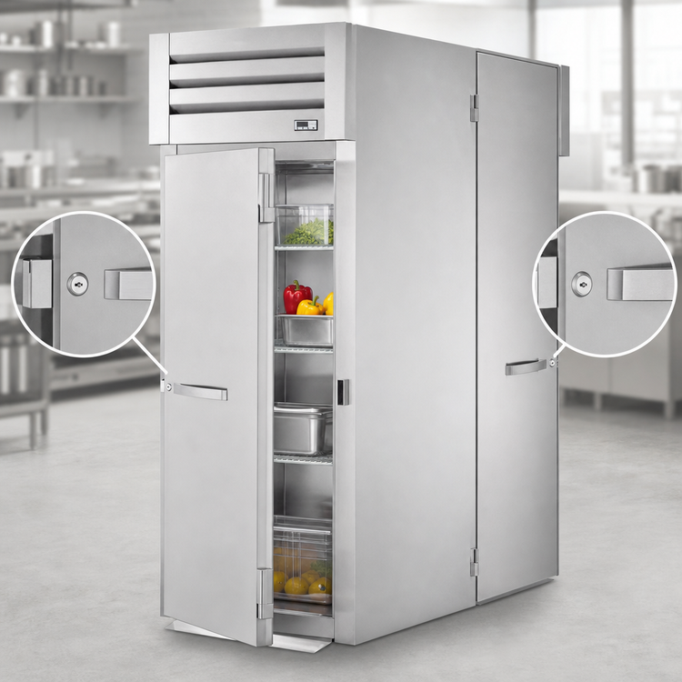 Product image #4 for True SPEC SERIES Roll-Thru One-Section Refrigerator with Stainless Steel Front and Rear Doors