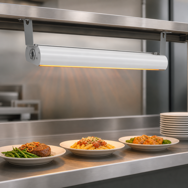 Product image #4 for Vollrath Low Profile 24-Inch Unlighted Strip Heat Lamp with Aluminum Housing, 208V