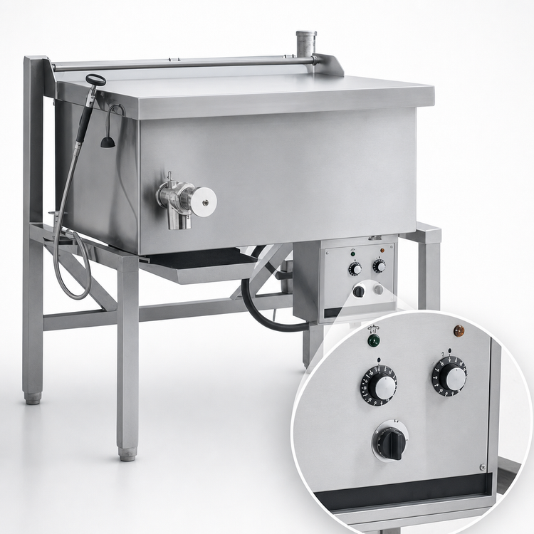 Product image #4 for Combi-Pan Electric Power-Tilt Braising Pan / Tilt Skillet, 15.2-Gallon Stainless Steel