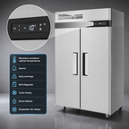 Thumbnail image #4 for Turbo Air M3 M3F47-2-N Two-Section Reach-In Freezer, 42.3 Cu. Ft., Top-Mount Compressor