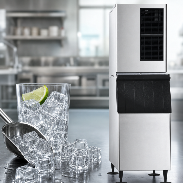Product image #4 for Hoshizaki Cube-Style Air-Cooled Remote Ice Maker, 30 Inch Wide, 927 lb/Day