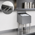 Thumbnail image #4 for CHOICE 6-Inch Wide x 19-Inch Deep Stainless Steel Underbar Ice Bin, 17 lb. Capacity