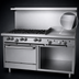 Thumbnail image #4 for Garland G Starfire Pro 60-Inch Commercial Gas Restaurant Range with 6 Open Burners, 24-Inch Griddle, Standard Oven, and Storage Base