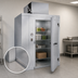 Thumbnail image #4 for Polar-Pak Indoor Floorless Walk-In Cooler with Top-Mounted Self-Contained Refrigeration, 6 Ft x 8 Ft x 8 Ft 7 In