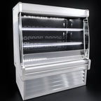 Thumbnail image #4 for Howard-McCray 35E Series R-OD35E-3L-LED 39-Inch White Vertical Dairy Open Merchandiser with LED-Lit Shelves, Remote Refrigeration
