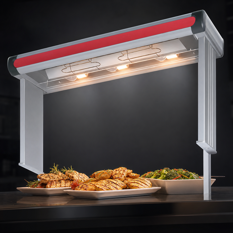 Product image #4 for Hatco Glo-Ray Designer Lighted Infrared Strip Heater, 21.5-Inch Wide, Aluminum, 370W