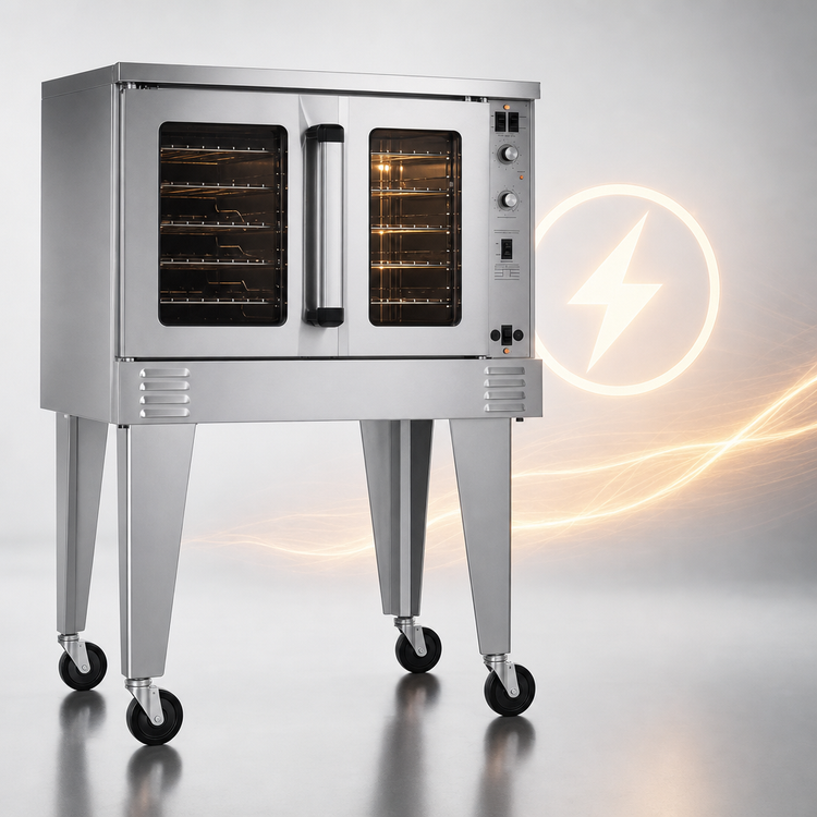 Product image #4 for Southbend Platinum Single-Deck Electric Convection Oven, Bakery Depth, 11 kW, Ventless