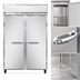 Thumbnail image #4 for Continental Refrigerator 2FNSS Two-Section Standard Depth Reach-in Freezer with Solid Doors