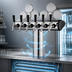 Thumbnail image #4 for Perlick 8-Faucet Illuminated Winged Bridge Countertop Glycol-Cooled Draft Tower, Stainless Steel