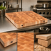 Thumbnail image #4 for Boos Block End Grain Northern Hard Rock Maple Island Countertop, 30 x 27 x 2-1/4 Inches
