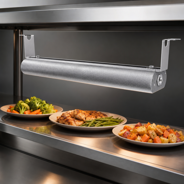 Product image #4 for Vollrath 36-Inch Low Profile Unlighted Strip Heat Lamp with Remote Infinite Switch