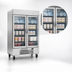 Thumbnail image #4 for Beverage-Air Horizon Series Two-Section Reach-In Glass Door Freezer, 46.2 Cu. Ft.
