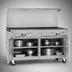 Thumbnail image #4 for Southbend Ultimate 60-Inch Gas Restaurant Range with 8 Open Burners, Hi-Shelf and 2 Cabinets