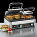 Thumbnail image #4 for Waring Panini Ottimo™ Double Panini Grill with Ribbed Cast-Iron Plates, 17 x 9.25-Inch Cooking Surface, 240V