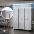 Thumbnail image #4 for Beverage-Air Horizon Series Three-Section Top-Mount Reach-In Refrigerator with Six Half-Solid Doors, 71.52 Cu. Ft.