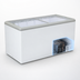 Thumbnail image #5 for Dual Temp Chest Refrigerator/Freezer with Sliding Glass Doors, 20.0 Cu. Ft., White