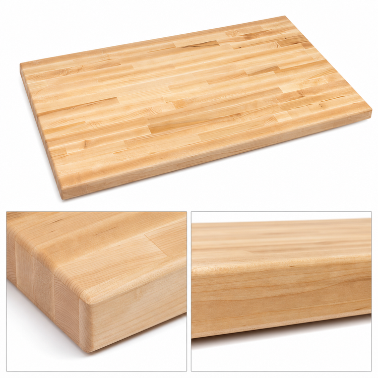 Product image #4 for John Boos Boos Block Blended Edge Grain Maple Kitchen Countertop, 36 x 25 x 1-1/2 Inch, Varnique Finish