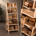 Thumbnail image #4 for John Boos Boos Block 5-Shelf Cutting Board Display Rack, 27 x 27 x 72 Inches, Northern Hard Rock Maple
